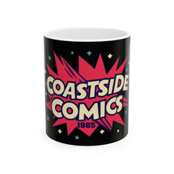 Coastside Comics - Ceramic Mug, (11oz, or 15oz)