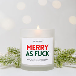 Merry As Fuck Christmas Candle (ONLINE ORDER ONLY)