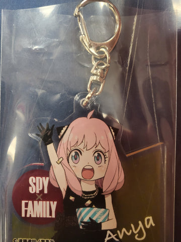 SPY x FAMILY  Anya Forger acrylic Keychain Japanese Rare (In fancy black dress)