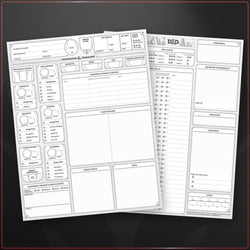 D&D: 2024 Character Sheets (ONLINE ORDER ONLY)