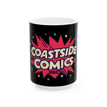 Coastside Comics - Ceramic Mug, (11oz, or 15oz)
