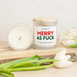 Merry As Fuck Christmas Candle (ONLINE ORDER ONLY)