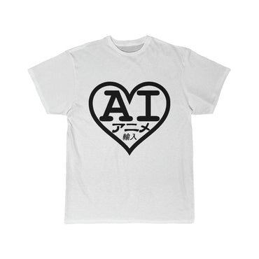 Anime Imports 2001 Heart B&W Logo Men's Short Sleeve Tee