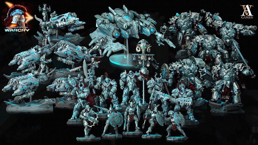 3D Printed Archvillain Games Hellas Eternal - Warcry Apovasis 28 32mm D&D (Online Only)