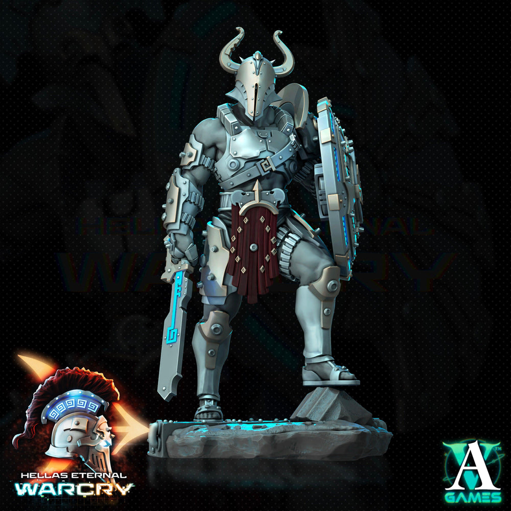 3D Printed Archvillain Games Hellas Eternal - Warcry Oplites 28 32mm D&D (Online Only)
