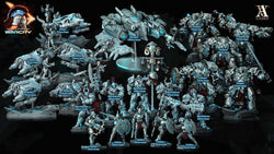 3D Printed Archvillain Games Hellas Eternal - Warcry Oplites 28 32mm D&D (Online Only)