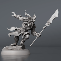 3D Printed STL Miniatures Borock 28 - 32mm War Gaming D&D (Online Only)
