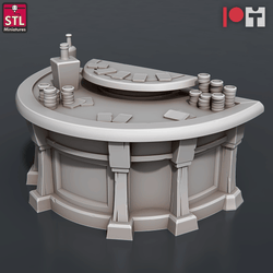 3D Printed STL Miniatures Casino 28 - 32mm War Gaming D&D (Online Only)