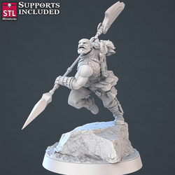 3D Printed STL Miniatures Dragon Hunters Set | 28 - 32mm War Gaming D&D (Online Only)