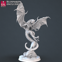 3D Printed STL Miniatures Dragon Hunters Set | 28 - 32mm War Gaming D&D (Online Only)