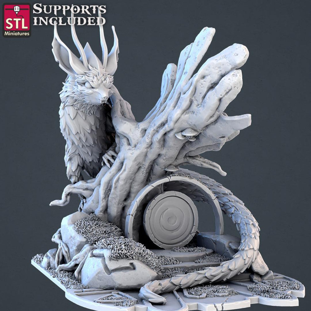 3D Printed STL Miniatures Forest Protectors Set 28 - 32mm War Gaming D&D (Online Only)