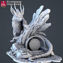 3D Printed STL Miniatures Forest Protectors Set 28 - 32mm War Gaming D&D (Online Only)