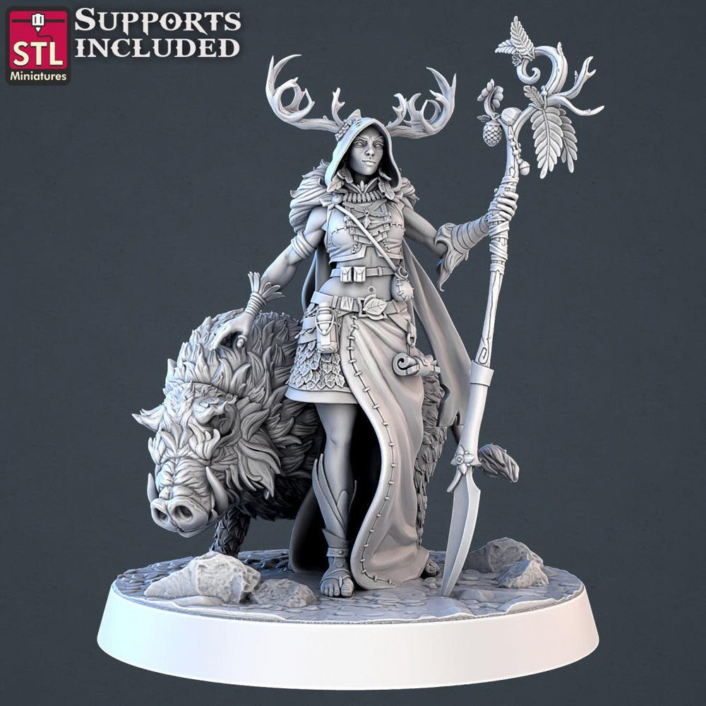 3D Printed STL Miniatures Forest Protectors Set 28 - 32mm War Gaming D&D (Online Only)