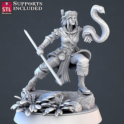 3D Printed STL Miniatures Forest Protectors Set 28 - 32mm War Gaming D&D (Online Only)