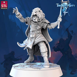3D Printed STL Miniatures Mages The Frost City 2 28 - 32mm War Gaming D&D (Online Only)