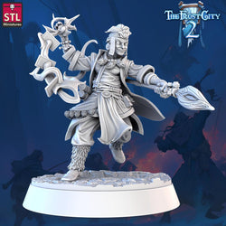 3D Printed STL Miniatures Mages The Frost City 2 28 - 32mm War Gaming D&D (Online Only)