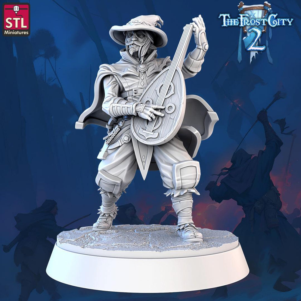 3D Printed STL Miniatures Mages The Frost City 2 28 - 32mm War Gaming D&D (Online Only)