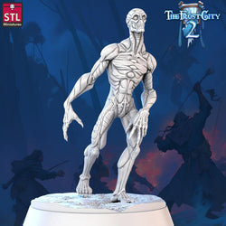 3D Printed STL Miniatures Nullmens The Frost City 2 28 - 32mm War Gaming D&D (Online Only)