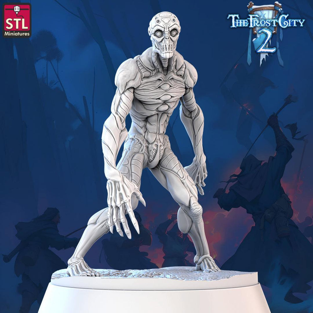 3D Printed STL Miniatures Nullmens The Frost City 2 28 - 32mm War Gaming D&D (Online Only)