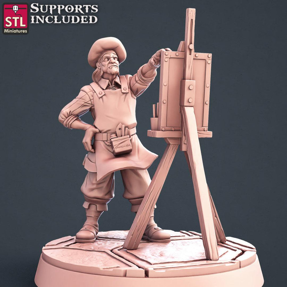 3D Printed STL Miniatures Painters Set 28 - 32mm War Gaming D&D (Online Only)