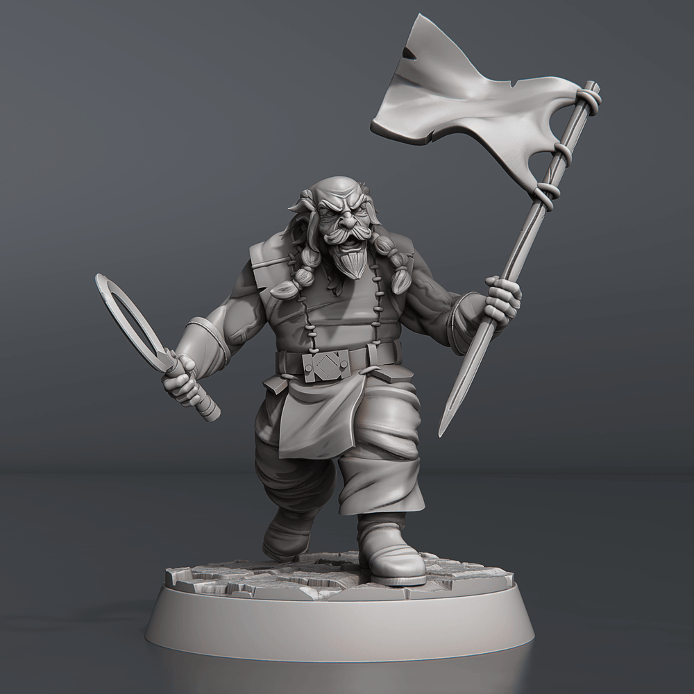 3D Printed STL Miniatures Riot Set 28 - 32mm War Gaming D&D (Online Only)