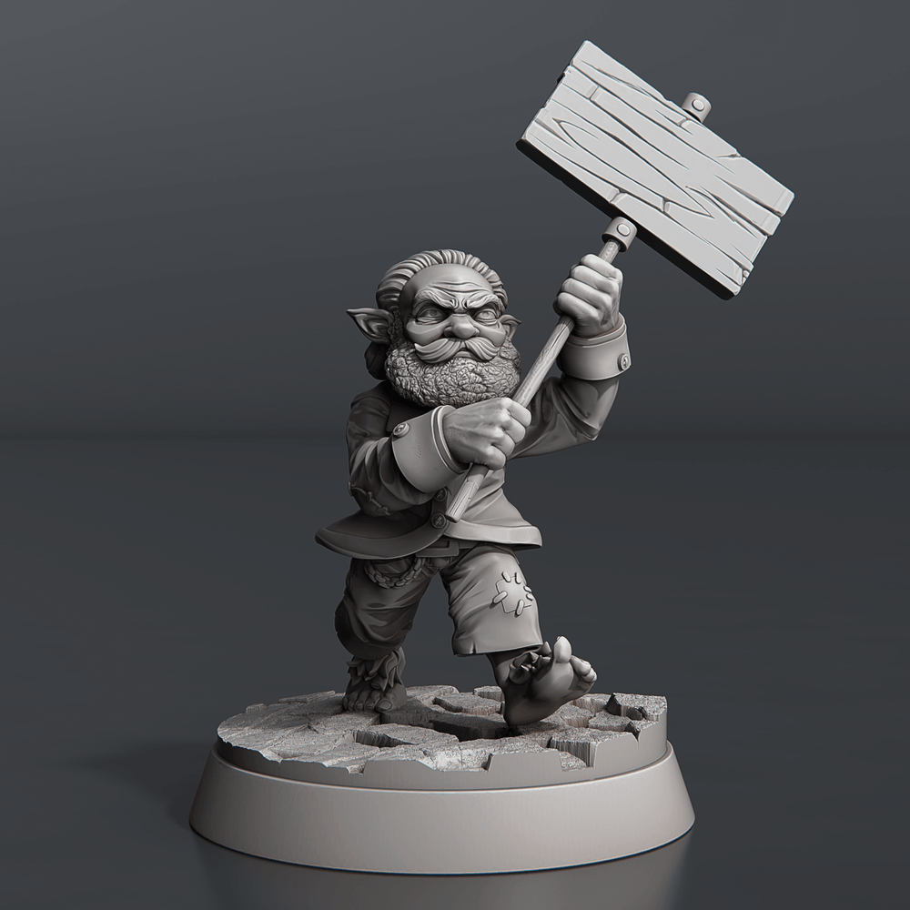 3D Printed STL Miniatures Riot Set 28 - 32mm War Gaming D&D (Online Only)