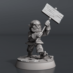 3D Printed STL Miniatures Riot Set 28 - 32mm War Gaming D&D (Online Only)