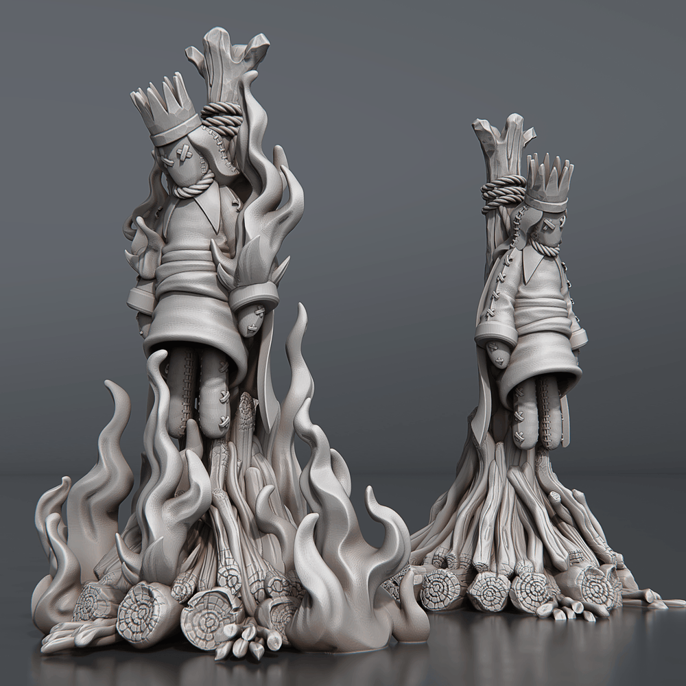 3D Printed STL Miniatures Riot Set 28 - 32mm War Gaming D&D (Online Only)