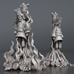 3D Printed STL Miniatures Riot Set 28 - 32mm War Gaming D&D (Online Only)