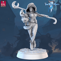 3D Printed STL Miniatures The Frost City Mages 28 - 32mm War Gaming D&D (Online Only)