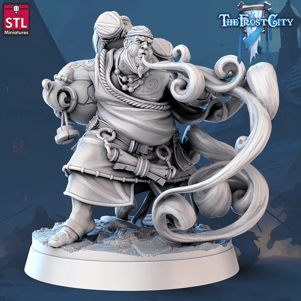 3D Printed STL Miniatures The Frost City Mages 28 - 32mm War Gaming D&D (Online Only)