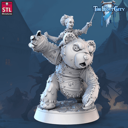 3D Printed STL Miniatures The Frost City Mages 28 - 32mm War Gaming D&D (Online Only)