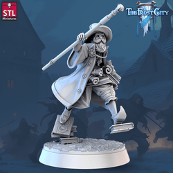 3D Printed STL Miniatures The Frost City Mages 28 - 32mm War Gaming D&D (Online Only)