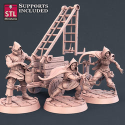 3D Printed STL Miniatures Thieves Set 28 - 32mm War Gaming D&D (Online Only)