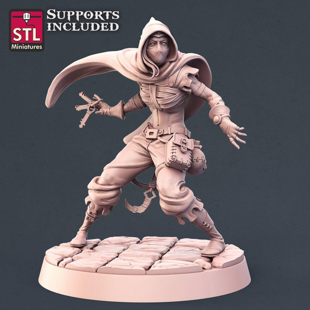 3D Printed STL Miniatures Thieves Set 28 - 32mm War Gaming D&D (Online Only)