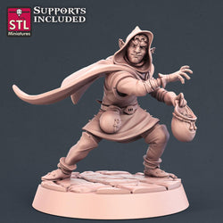 3D Printed STL Miniatures Thieves Set 28 - 32mm War Gaming D&D (Online Only)