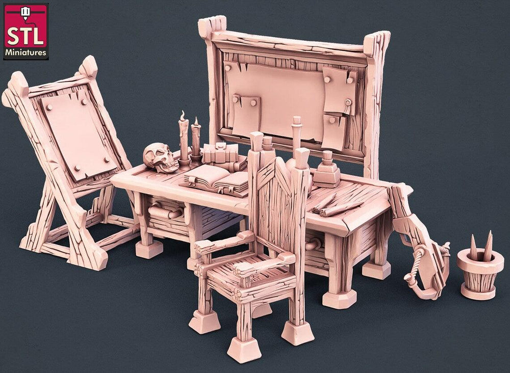 3D Printed STL Miniatures Vampire Hunters Set 28 - 32mm War Gaming D&D (Online Only)