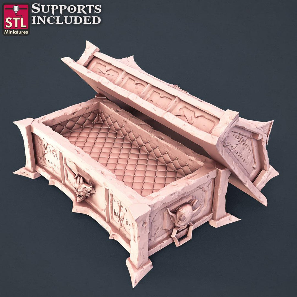 3D Printed STL Miniatures Vampire Set 28 - 32mm War Gaming D&D (Online Only)