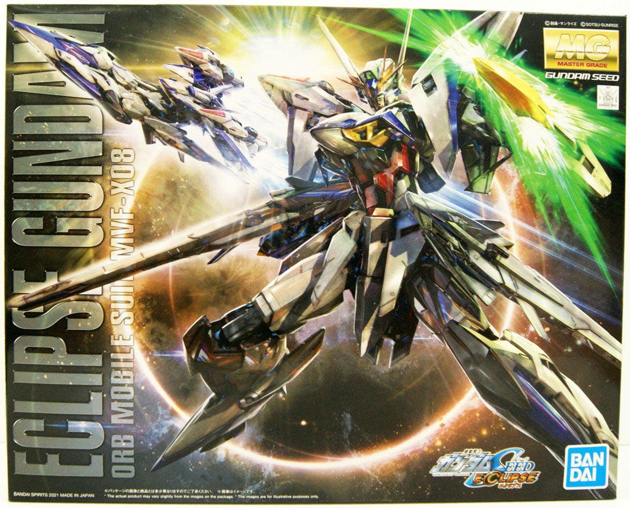 Bandai MG 1/100 Eclipse Gundam Orb MVF-X08 Plastic Model Kit