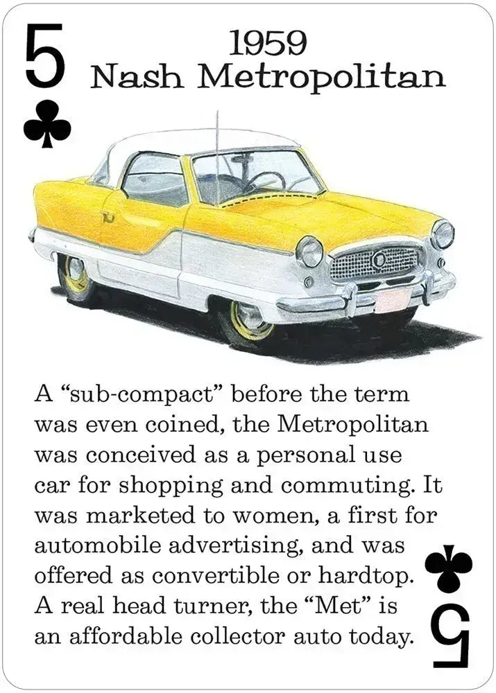 Classic American Rides Playing Cards (ONLINE ORDER ONLY)