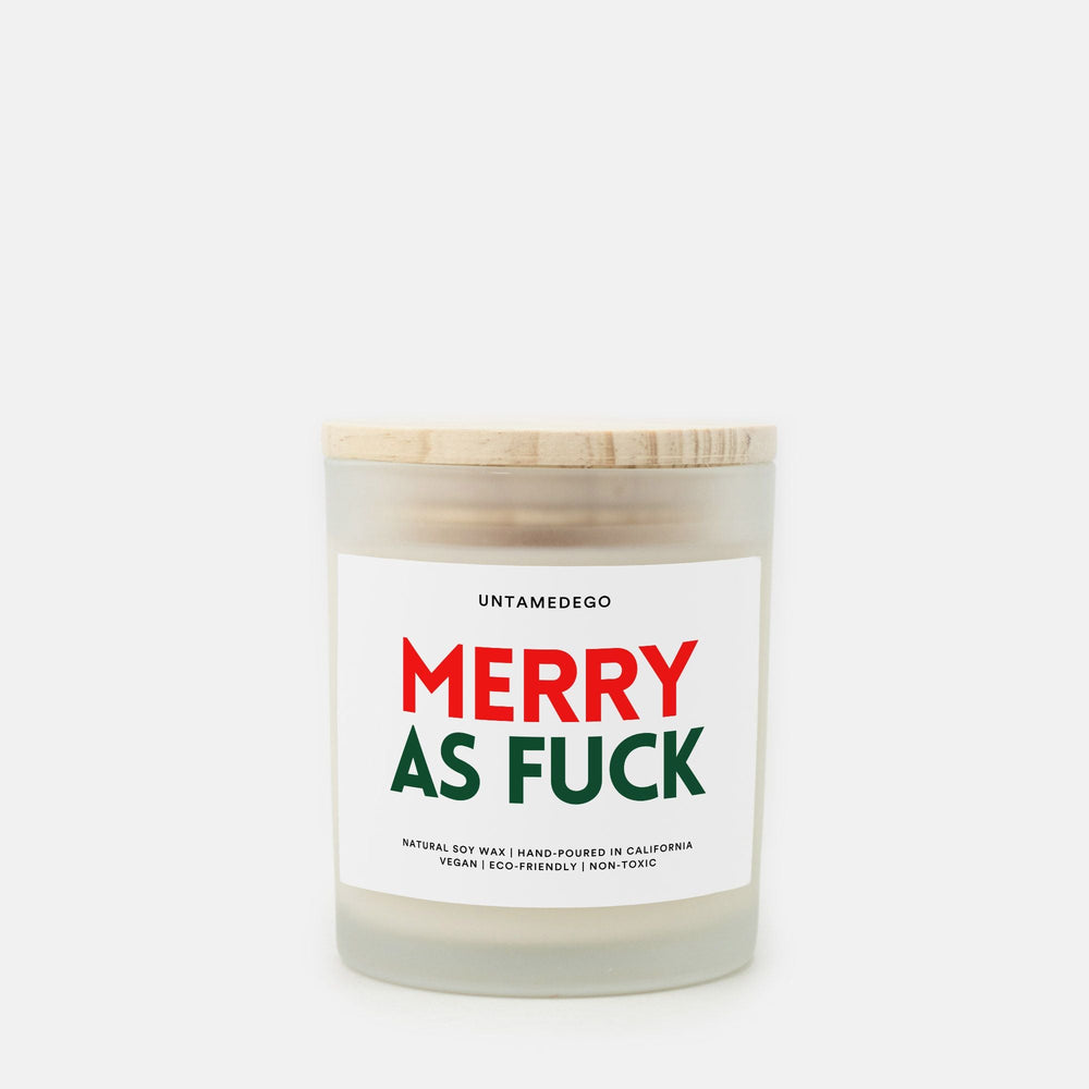 Merry As Fuck Christmas Candle (ONLINE ORDER ONLY)