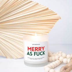 Merry As Fuck Christmas Candle (ONLINE ORDER ONLY)