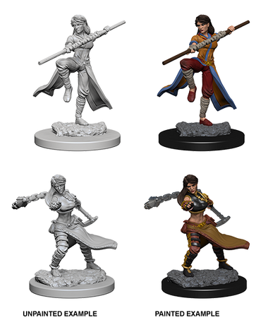 D&D: Nolzur's Marvelous Miniatures - Human Female Monk (ONLINE ORDER ONLY)