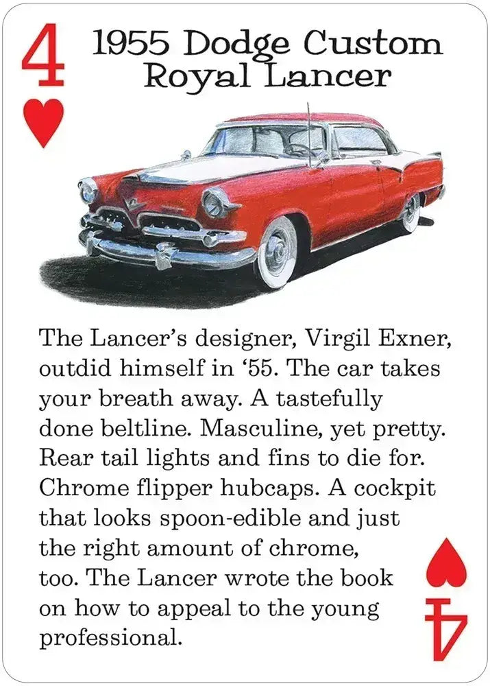 Classic American Rides Playing Cards (ONLINE ORDER ONLY)