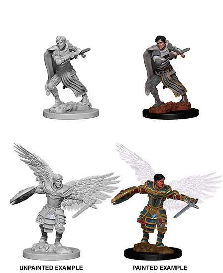 D&D: Nolzur's Marvelous Miniatures - Aasimar Male Fighter (ONLINE ORDER ONLY)