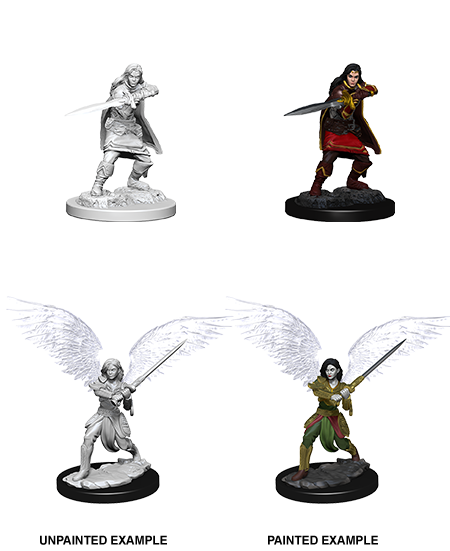 D&D: Nolzur's Marvelous Miniatures - Aasimar Female Fighter (ONLINE ORDER ONLY)
