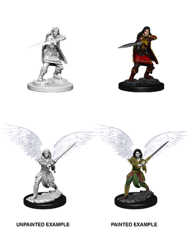 D&D: Nolzur's Marvelous Miniatures - Aasimar Female Fighter (ONLINE ORDER ONLY)