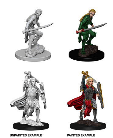 D&D: Nolzur's Marvelous Miniatures - Elf Female Fighter (ONLINE ORDER ONLY)