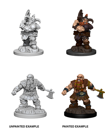 D&D: Nolzur's Marvelous Miniatures - Dwarf Male Barbarian (ONLINE ORDER ONLY)