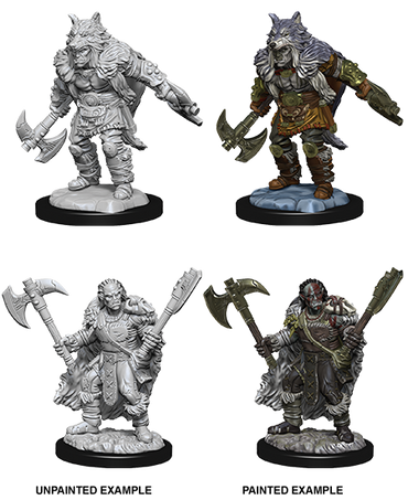 D&D: Nolzur's Marvelous Miniatures - Half-Orc Male Barbarian (ONLINE ORDER ONLY)
